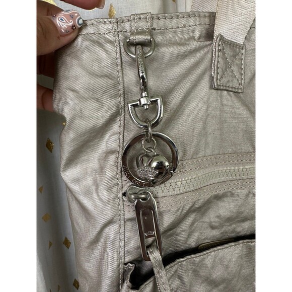 Juicy Couture Metallic 8 Compartment Medium Tote Shoulder Bag With Charm - Picture 5 of 12